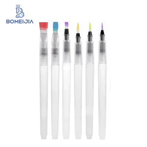 6Pcs Riutilizzabile Marcatori Vernice Pennello Pennello di <span class=keywords><strong>Acqua</strong></span> Portatile Acquerello Morbido della Penna Della Spazzola <span class=keywords><strong>Pittura</strong></span> Disegno Rifornimenti di Arte - Product Image 1