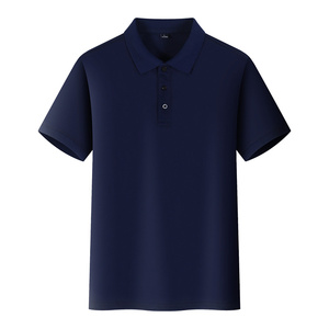 Polo neutro Rendimiento de secado rápido Camisa muscular informal Camiseta deportiva elástica de golf Polo para hombre - Product Image 5