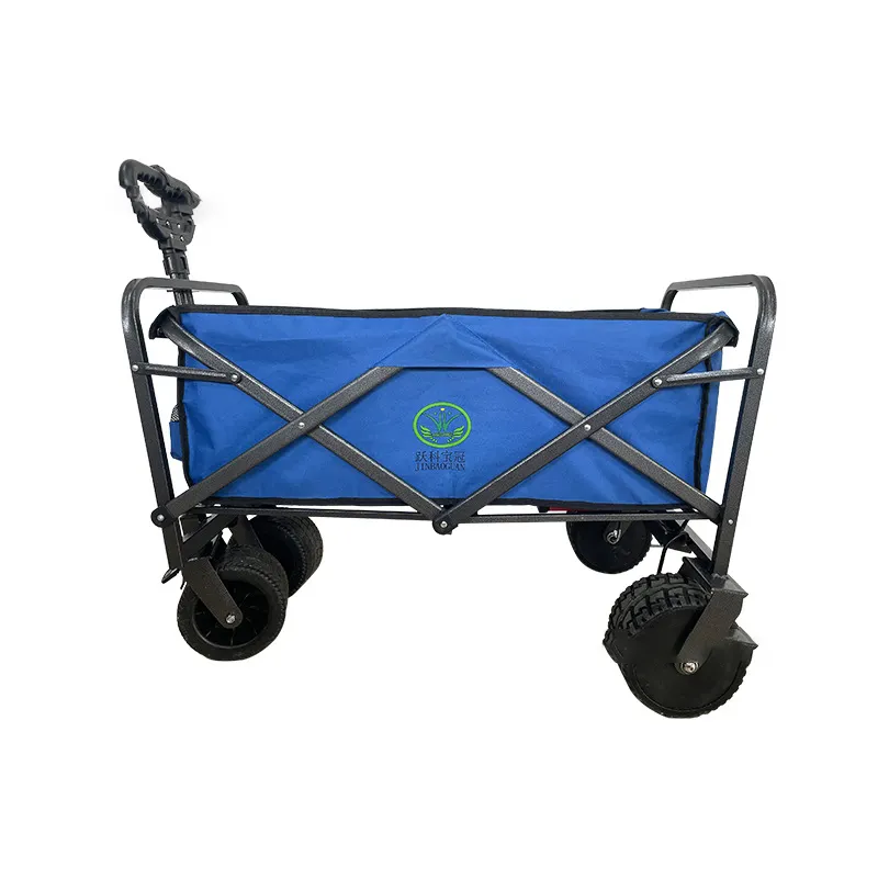 Chariot de camping électrique chariot pliant de camping à queue ouverte chariot utilitaire de plage chariot de camping de plage