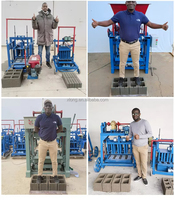 Machine à fabriquer des briques à main - Machine à fabriquer des blocs en terre cuite/ciment à emboîtement 800 pièces/8H