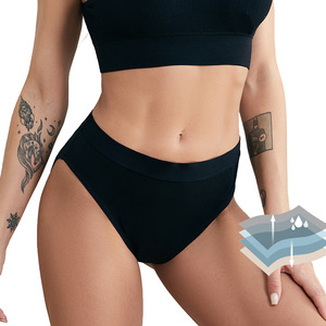 4 <strong>Layers</strong> Menstrual Period Panties <strong>Mid</strong> Waist Cotton Woman Underwear Panties Ladies High Quality Breathable Briefs - Product Image 2