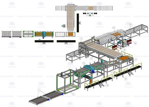 เครื่องทำแผ่นโฟมโพลียูรีเทนอัตโนมัติเต็มรูปแบบ WADLEY สำหรับทำแผ่นผนังหลังคา แผ่นโฟม PU ได้รับการรับรองมาตรฐาน CE น้ำหนัก 65000 กก. รับประกัน 2 ปี - Product Image 3