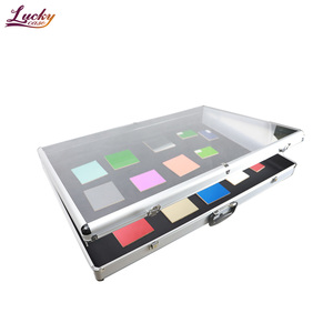 Nhà Máy Giá Có Thể Khóa Nhôm Acrylic Bảng Top Triển lãm Thương Mại Hiển Thị Trường Hợp Acrylic Hộp Nhôm Mang Trường Hợp - Product Image 4