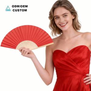 Éventail en bois pour souvenir de mariage, Abanicos De Mano Madera, éventail pliant en bois, boîte, cadeau artisanal exécutif, éventails à main - Product Image 1