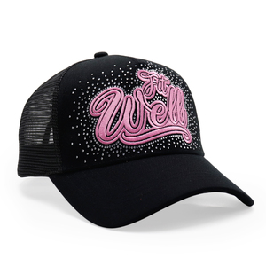 <span class=keywords><strong>Gorras</strong></span> de Malla Bordadas en 3D <span class=keywords><strong>Personalizadas</strong></span> al por Mayor con Logotipo Propio, Gorra <span class=keywords><strong>Trucker</strong></span> Personalizada con Logotipo de Pedrería - Product Image 6