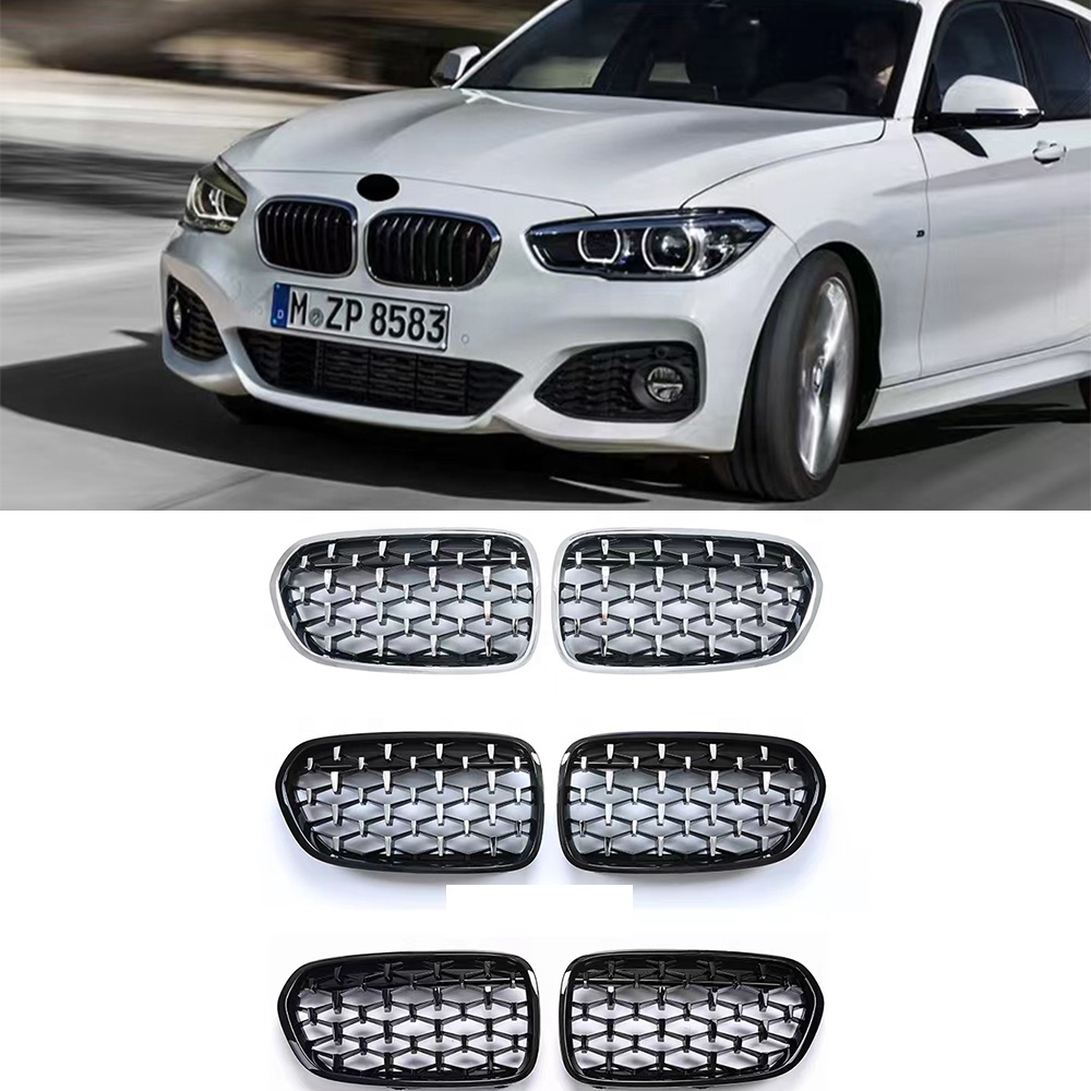 BMW 1 Series F20 F21 Radiator Grill - Diamond Style ABS