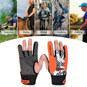 Guantes de bolos transpirables antideslizantes, protectores de pulgar para bolos, guantes deportivos para hombres y mujeres - Product Image 3
