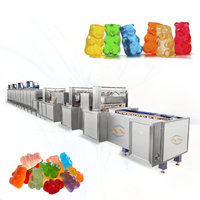 2024 entièrement automatique gelée de fruits bonbons mous faisant la machine gélatine pectine gelée molle ligne de production de bonbons gommeux