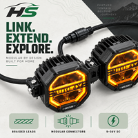 Kits de modules d'éclairage LED connectables avec DRL Osram IP68 IP69K 40 pouces 320W Barre d'éclairage LED modulaire pour 4x4, camion tout-terrain, VTT, UTV