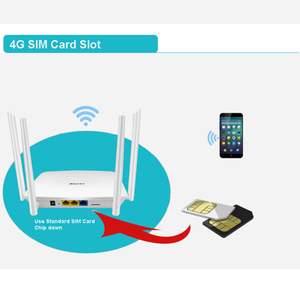 OpenWrt 4G LTE <span class=keywords><strong>Router</strong></span> 300Mbps Không Dây 4 * 5DBi Ăng Ten Khe Cắm Thẻ Sim 4G Di Động Băng Thông Rộng Wifi 4G <span class=keywords><strong>Router</strong></span> Không Dây Tường Lửa - Product Image 4