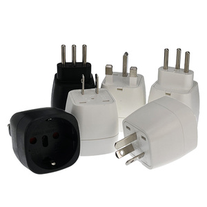 Adaptateur de voyage universel Europe vers Royaume-Uni, États-Unis, Italie, convertisseur de prise Schuko type F (prises européennes) vers type G B 10A, convertisseur de courant <span class=keywords><strong>portable</strong></span> - Product Image 1