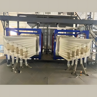 Distributeur industriel de machine de séparateur de filtre à tamis vibrant rotatif à mailles fines de particules de poudre moléculaire de carbone