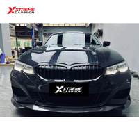 Alerón Delantero de Fibra de Carbono XTREME, Alerón Deportivo de Una Pieza para BMW G20 G21 320i 330i M340i 2019-2022 Serie 3