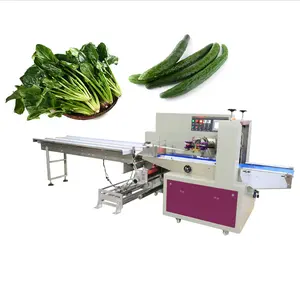 Máquina automática de envasado de frutas y verduras Máquina de envasado de repollo de maíz pepino multifunción para pequeñas empresas