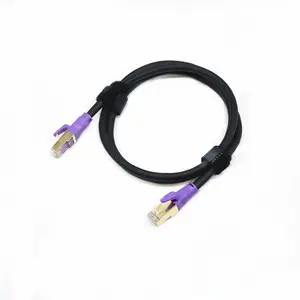 Venta caliente RJ45 Conector red de telecomunicaciones DP Cable LAN cable Redondo cat.8 cable de red