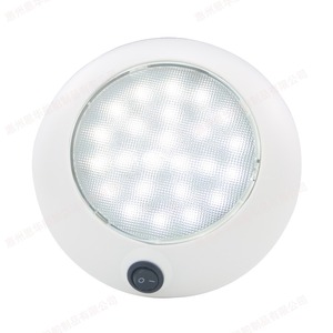 Recessed <b>Led</b> <b>Ceiling</b> <b>Light</b> 12Vdc With Switch Cold White For Boat Interior Lighting Ip65 Plastic Cover - Product Image 2