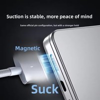 Câble de charge magnétique UGREEN Type C vers MagSafe 3, 2m, PD140W, en silicone tressé, avec LED, chargeur USB C pour Apple Macbook Pro Air 16