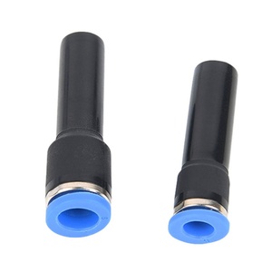 PGJ One Touch Push in <b>Quick</b> Coupling Hose Straight Air Pneumatic Tube Fittings Tube <b>Connector</b> Series Plastic Male Round Casting - Product Image 2