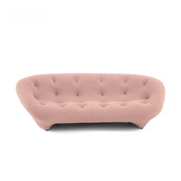 Ensemble de canapés modernes de luxe en velours et tissu pleine fleur, garnis d'éponge, mobilier de maison nordique classique, canapé modulaire individuel, canapé coquille