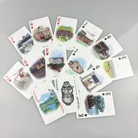 Jeu de cartes de poker de style chinois, coffret cadeau familial écologique haut de gamme, finition UV huileuse CMYK
