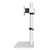 Nouveau support de moniteur HILLPORT VESA, base pour écran de 14 à 38 pouces, 75x75, 100x100, métal, pivotant à 180 degrés, blanc, 2-10 kg, DZ42W