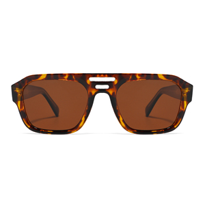 Venta al por mayor Vintage Gafas polarizadas UV400 Lente Clásico Tonos Hombres Gafas de Sol de lujo Tonos TR Marco Acetato Piernas Gafas de sol - Product Image 3