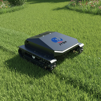Tondeuse à gazon robotisée mini RC personnalisée à braquage zéro, tondeuse à gazon électrique intelligente télécommandée pour la ferme
