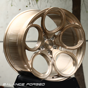 Cerchio in Lega Forgiata a Razze a Petalo 18 19 20 21 22 Pollici 5x112 5x114.3 Bronzo Spazzolato per <span class=keywords><strong>Alfa</strong></span> <span class=keywords><strong>Romeo</strong></span> Giulia - Product Image 2