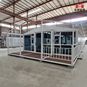 Maisons modulaires modernes de luxe de 40 pieds résidences préfabriquées en conteneur pour <span class=keywords><strong>la</strong></span> construction immobilière en plein air supermarchés centres commerciaux - Product Image 3