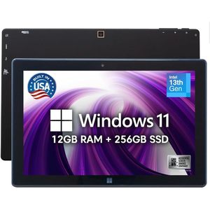 Tablette PC Fusion5 10,1 pouces Windows 11 12 Go de RAM 256 Go de SSD Processeur Intel de 13e génération Écran Full HD - Product Image 1