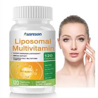 Comprimés multivitaminés liposomales Ausreson, compléments nutritionnels, calcium, magnésium, zinc, vitamines, comprimés multivitaminés liposomales
