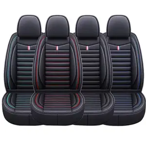 Leather Car Seat Covers Universal Waterproof Car Seat Cushion Sport Car Seat Protector