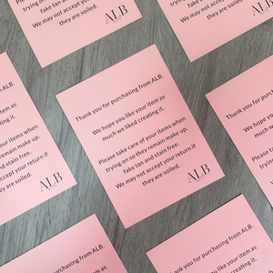 Cá nhân hoá tùy chỉnh Lời Mời Chủ thẻ màu hồng thiệp chúc mừng kinh doanh Cảm ơn bạn thẻ giấy phong bì với logo riêng của bạn - Product Image 2
