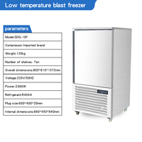 Fruits Poulet Viande Restaurant Rapide Cabinet Blast Refroidisseur Congélateur Machine Azote Liquide Air Blast Congélateur pour Nourriture Boisson