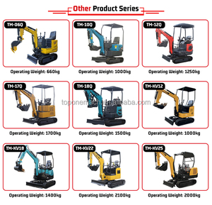Mini-excavatrice sur chenilles TM18Q, prix usine, petite pelle mécanique 1,5 tonne, 1500 kg - Product Image 3