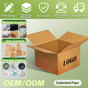 Boîtes d'expédition en carton ondulé robustes personnalisées KAKA, vente en gros, carton kraft brun pour déménagement et stockage, pour la logistique - Product Image 6