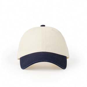 Venta al por mayor de calidad superior logotipo personalizado 100% algodón sombreros de papá sin estructura sombrero de dos tonos gorras de béisbol personalizadas - Product Image 4