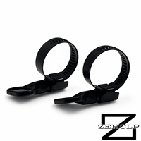 Collier de serrage à vis sans fin en acier inoxydable 304, noir thermolaqué, à vis moletée, serrage manuel, réglable, robuste, pour applications automobiles OEM
