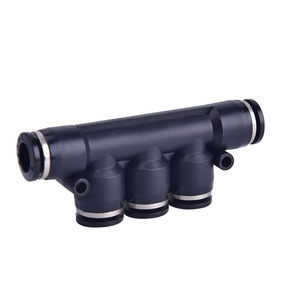 Pneumatic 5-Way Quick Connector PK/PKG Air Hose Connector Plastic Quick Connector PK-4/6/8/10/<b>12</b>/16MM for Air <b>Ratchets</b> - Product Image 2
