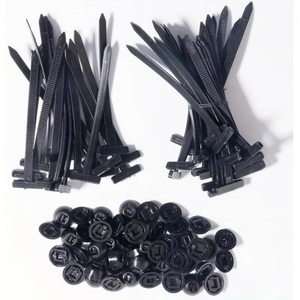 100 unidades de bridas de nailon autoblocantes universales de alta resistencia con botón de pasador para reparación diaria de automóviles y fijación multiusos - Product Image 6