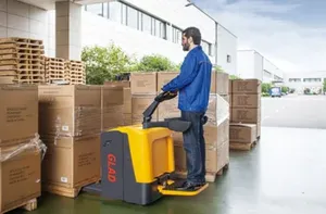Xe nâng pallet điện bán chạy, loại đứng lái, tải trọng 2-3 tấn, sử dụng pin nhiên liệu hydro, 4 bánh dẫn động, sử dụng trong nhà - Product Image 6