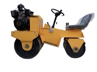 Compacteur à rouleaux vibrants à double tambour AOWEI AW-500 de 3 tonnes, moteur diesel, pour la construction de chaussées en asphalte