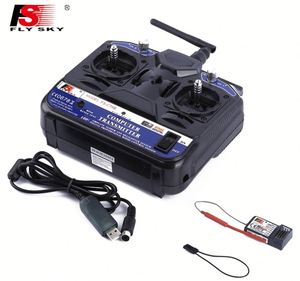 FLYSKY FS-CT6B 2.4G 6CH AFHDS 2A วิทยุข้อมูลสาย USB RC รุ่นเฮลิคอปเตอร์เครื่องบินแข่งพลาสติก - Product Image 4