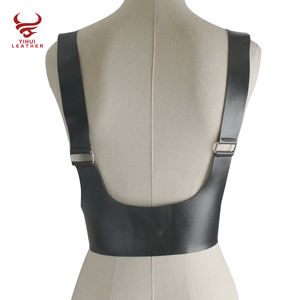 Nieuwe seksuele dames lederen korset riem milieuvriendelijk PU leer kuisheid mode korset riem - Product Image 3