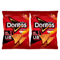 Geïmporteerde Korea Doritos 'S Avonds Laat Chips Gebraden Kip Smaak Groentesnacks Laaggeprijsde Exotische Snackverpakking