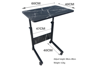 Mesa para Portátil Convertible, Móvil, Ajustable en Altura, Multifuncional, para Usar en Sofá o Cama, con Fácil Montaje - Product Image 1