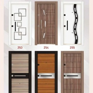 Puerta de Seguridad Turca SFA 064, Puerta de Entrada Exterior Metálica Antirrobo, Diseño Contemporáneo - Product Image 4