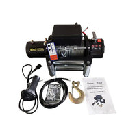 Treuil électrique pour camion de remorquage et petite grue, capacité de 12 000 lb, application automobile, 12/24 V, hauteur de levage de 10 m