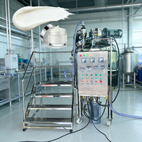 Homogénéisateur-mélangeur sous vide à petite échelle pour usine, émulsifiant à cisaillement élevé pour la fabrication de crèmes cosmétiques, shampoings et savons liquides