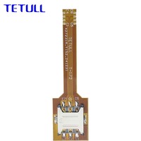 Adaptateur ESIM vers carte SIM avec conducteurs en bronze phosphoreux plaqués or, adaptateur ESIM vers NanoSIM FPC